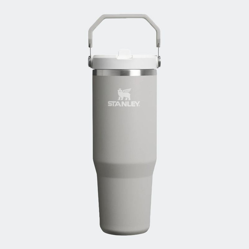 Ice Flow Go 890Ml/30Oz Flip Straw Ash
