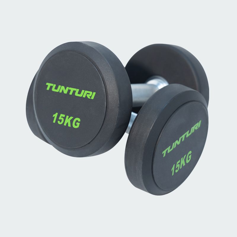 Tunturi Urethane Dura-Pro Dumbbell 15Kg