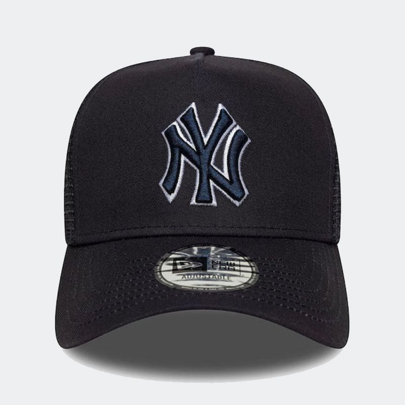 New Era New York Yankees 9Forty Outline Trucker Cap for Adults