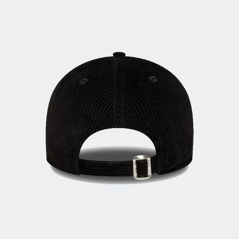 New Era New York Yankees MLB Corduroy Black 9TWENTY Adjustable Cap for Adults