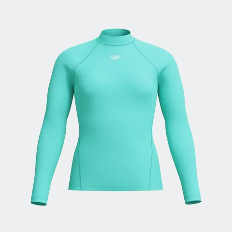 Speedo Womens Long Sleeve Rashtop Arctic Glass