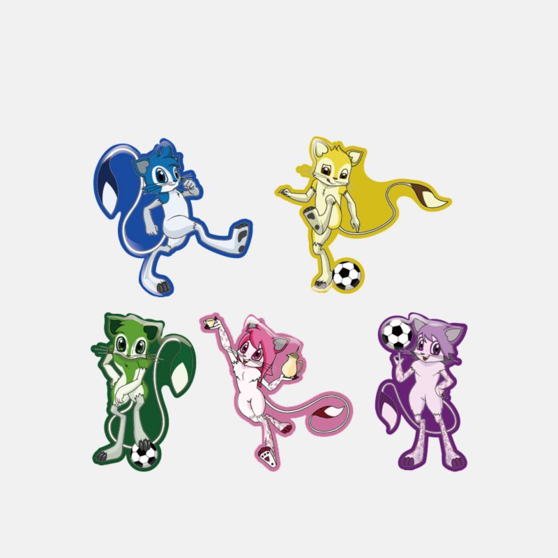 Mascot Magnet (5 In 1 Set)