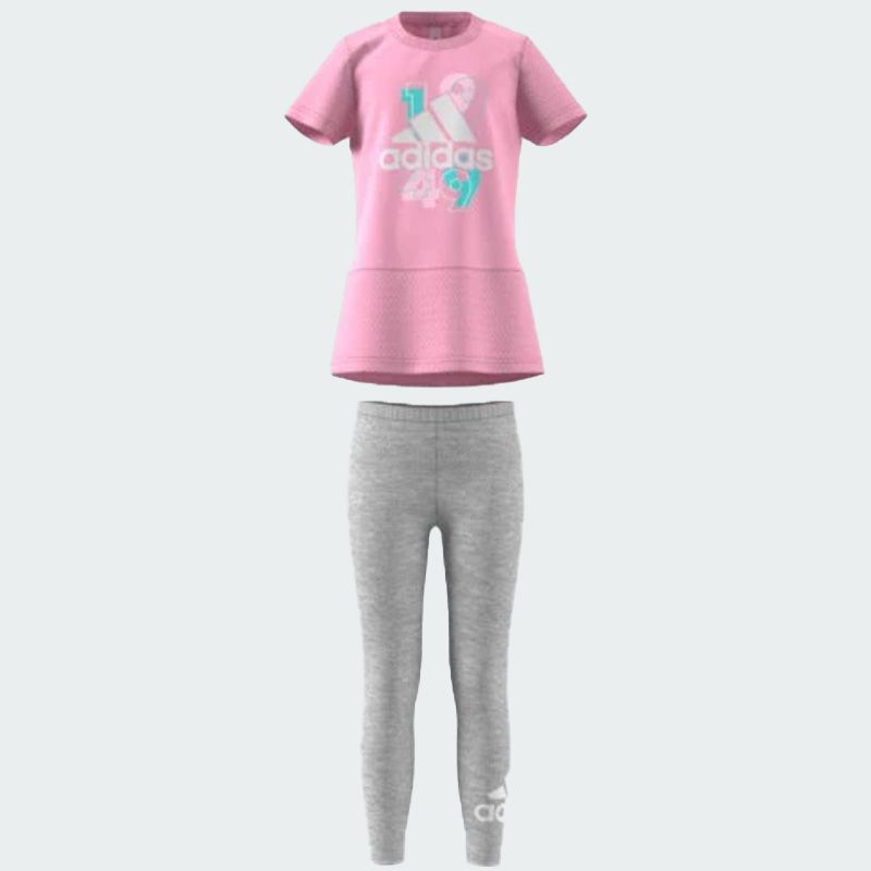 adidas tights and shirt set