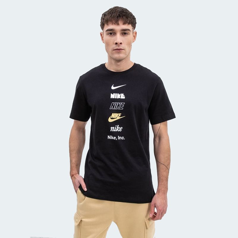 nike multi logo t shirt