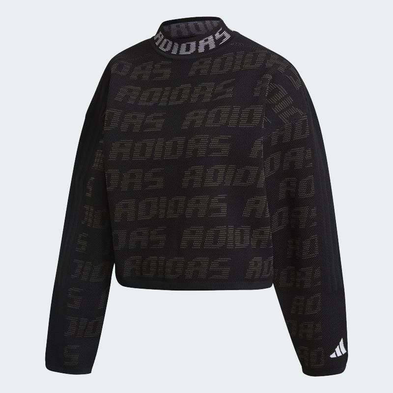 adidas knitted crew sweat