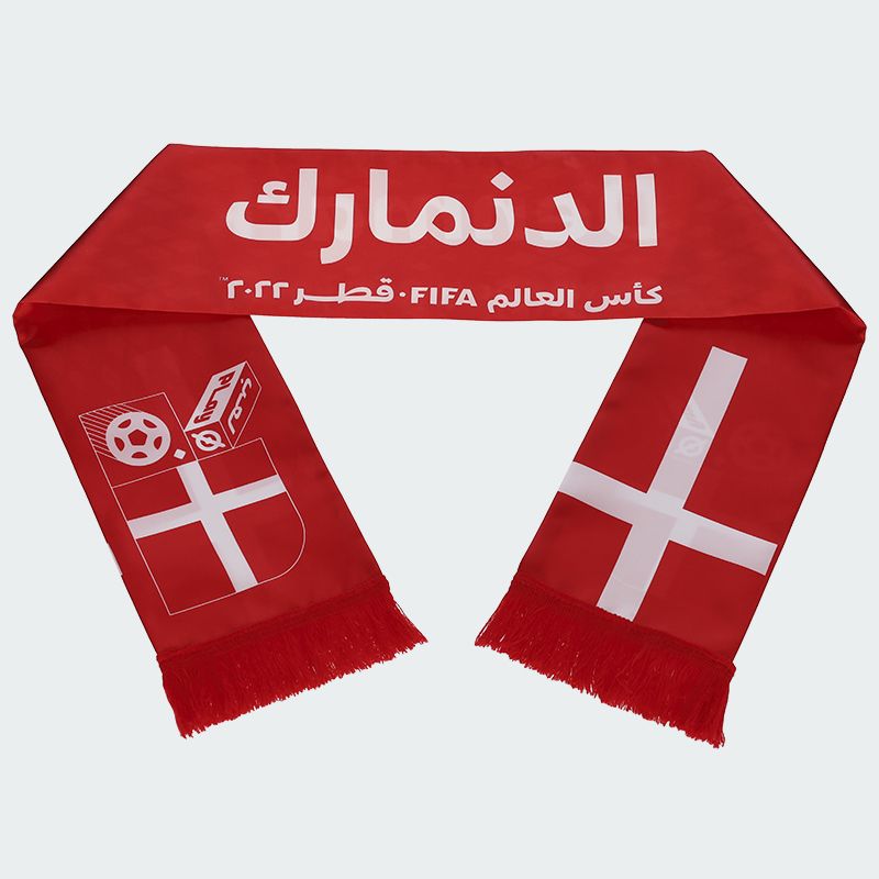 وشاح كرة القدم بشعار منتخب الدنمارك 