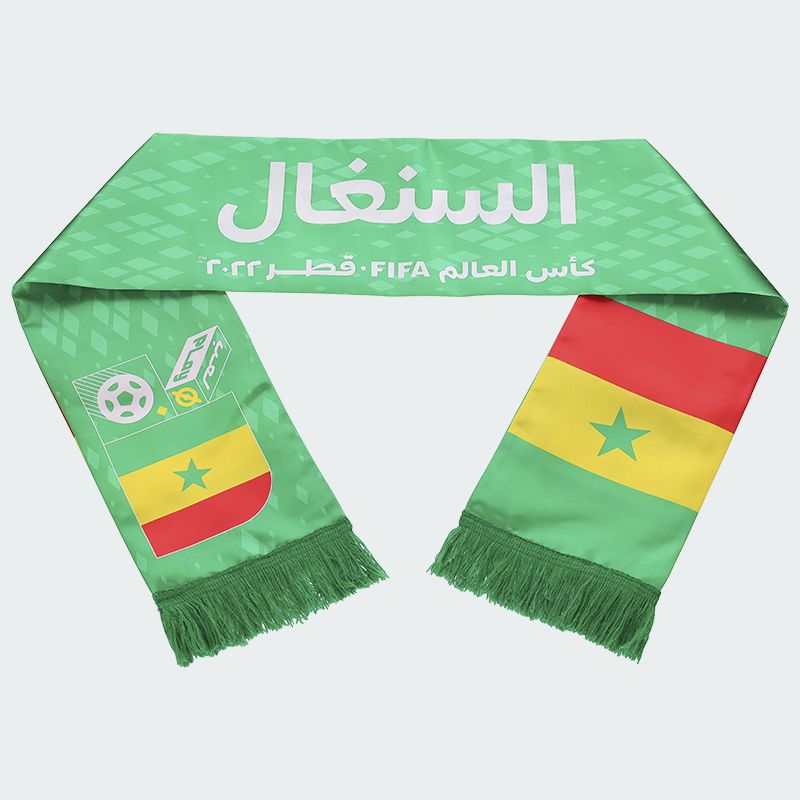 وشاح كرة القدم بشعار منتخب السنغال