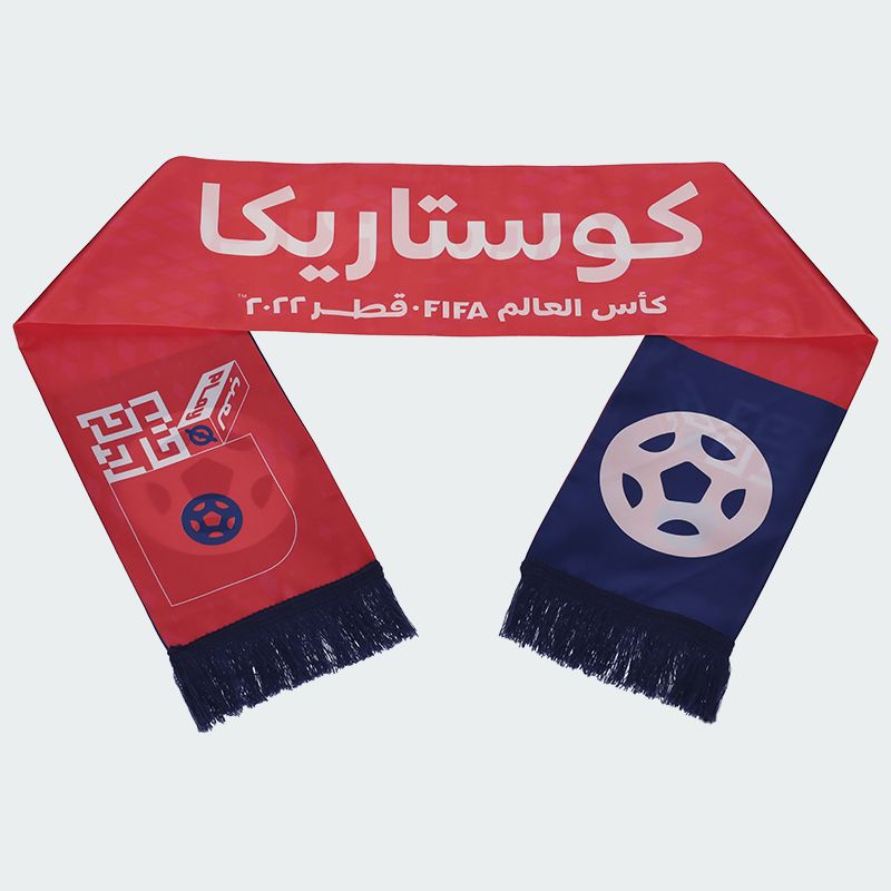 وشاح كرة القدم بشعار منتخب كوستاريكا