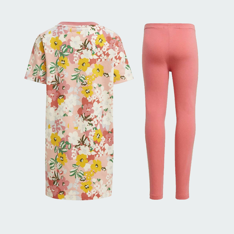 Adidas Her Studio London Floral Tee Dress Set for Kids