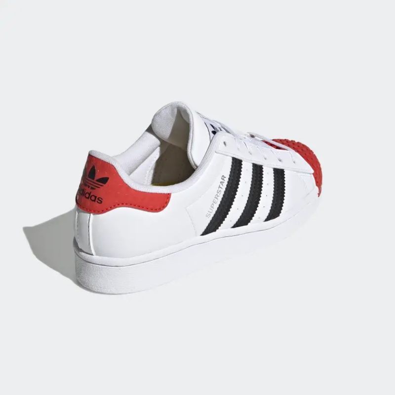 adidas gazelle silver green womens Tênis Adidas Superstar x LEGO Branco/Preto – NewSkull main image 0