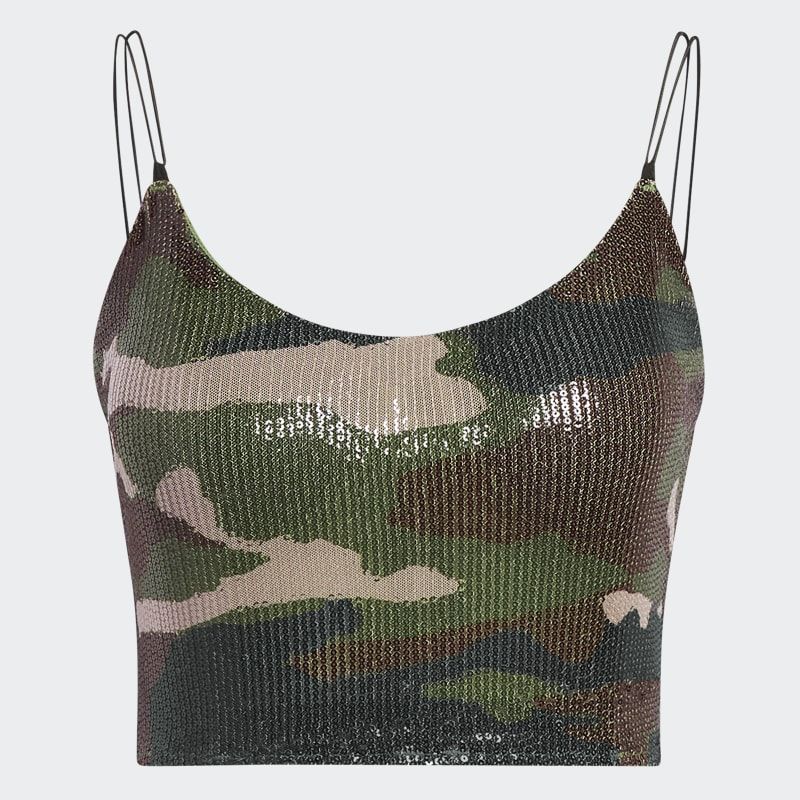 adidas sequin top