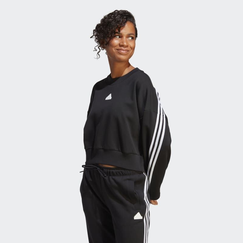 black adidas sweatshirt womens