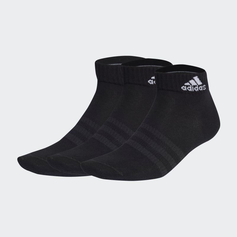Adidas Thin And Light Ankle Socks 3 Pairs for Adults