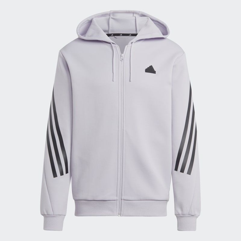 Adidas Future Icons 3-Stripes Full-Zip Hoodie for Men