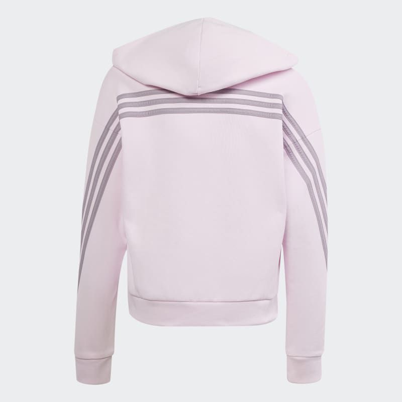 Adidas Future Icons 3-Stripes Full-Zip Hoodie for Kids