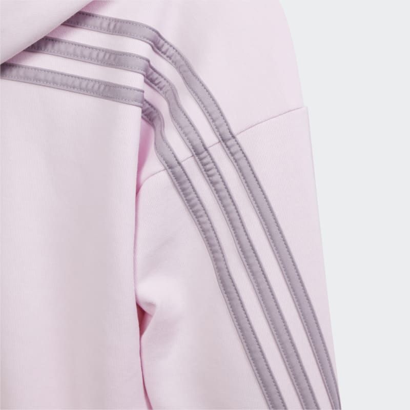 Adidas Future Icons 3-Stripes Full-Zip Hoodie for Kids