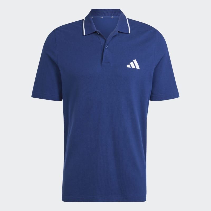 Adidas Essentials Small Logo Piqué Polo Shirt for Men