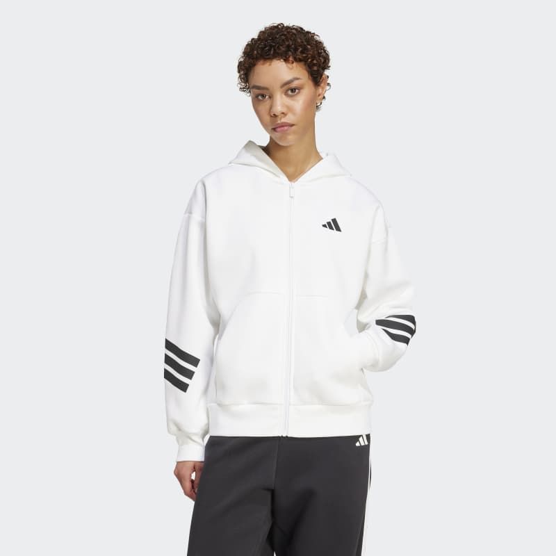 Adidas Future Icons 3-Stripes Full-Zip Hoodie for Women