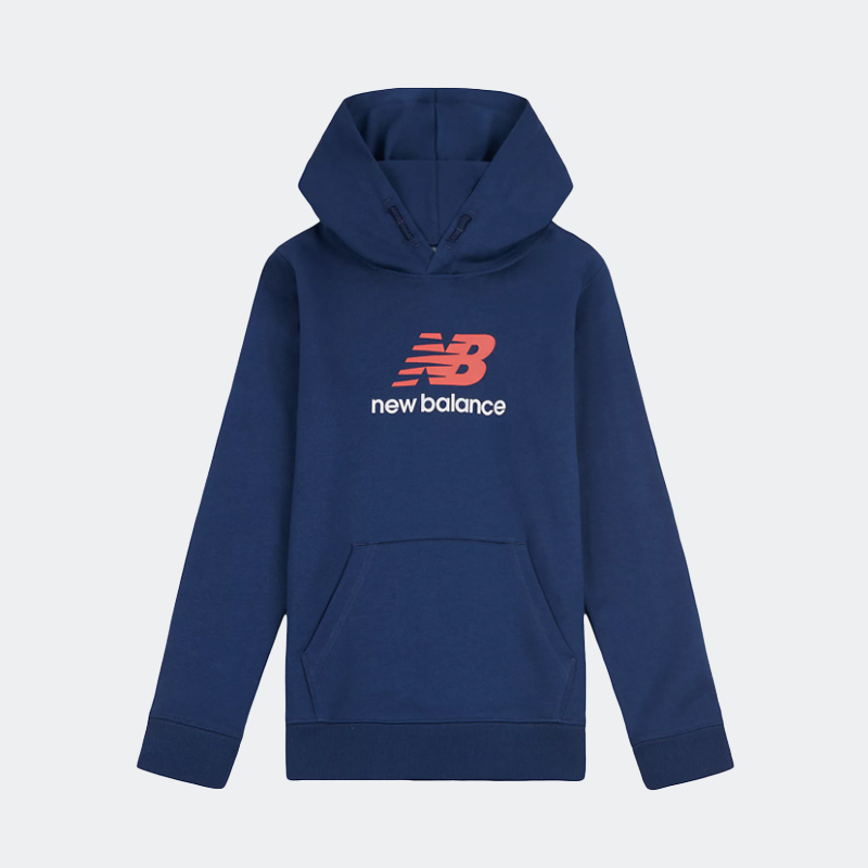 New Balance French Terry Stacked Logo Hoodie for Kids