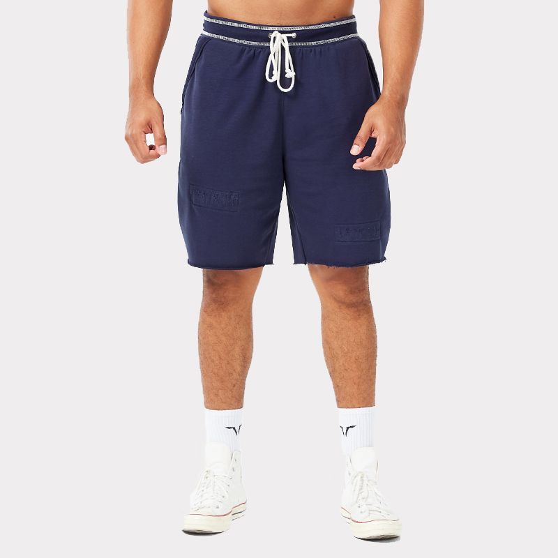 Squat Wolf Ripped Marl Shorts for Men