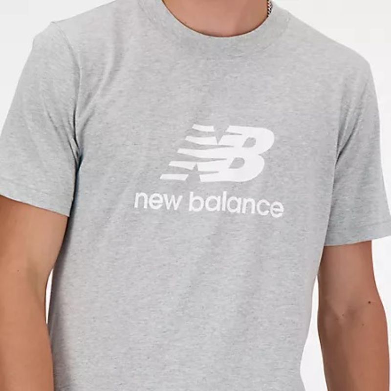 New Balance Stacked Logo T-Shirt for Men