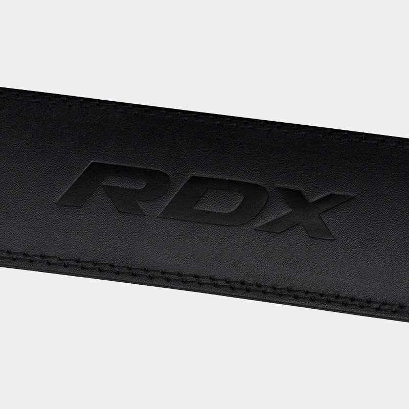 RDX 4-Inch Leather Weightlifting Gym Belt for Adults