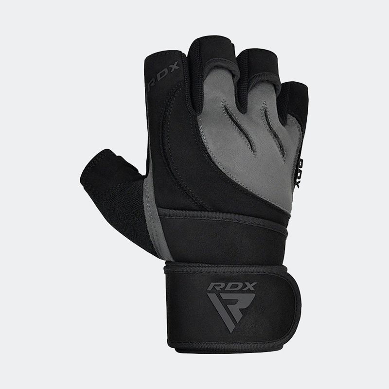 RDX L4 Open Finger Weightlifting Gym Gloves for Adults